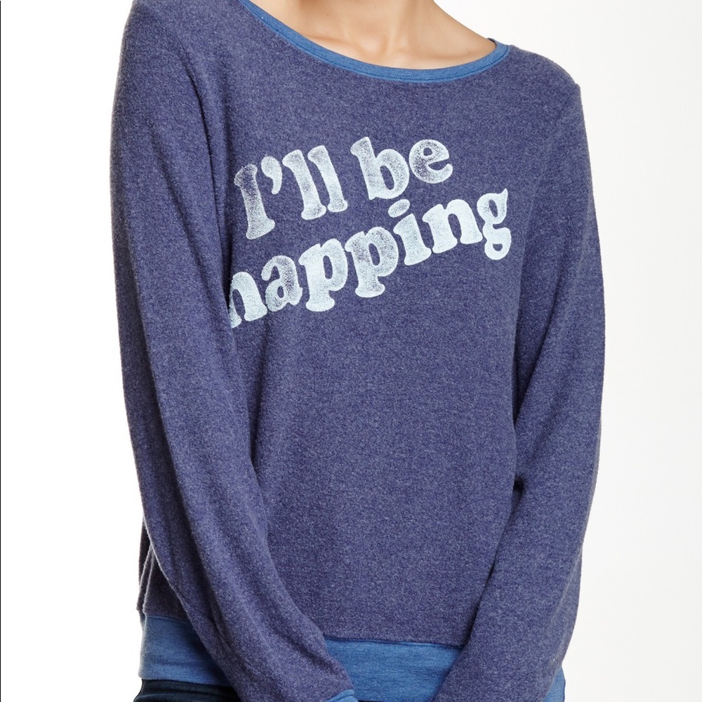 Wildfox I’ll be napping jumper navy